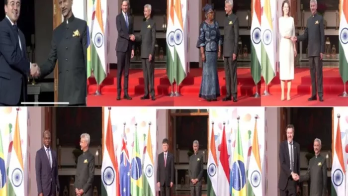 दिल्ली में हुई G-20 विदेश मंत्रियों की बैठक की शुरुआत