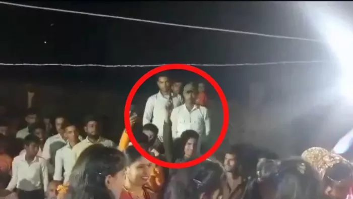 हर्ष फायरिंग का वीडियो इंटरनेट मीडिया पर वायरल