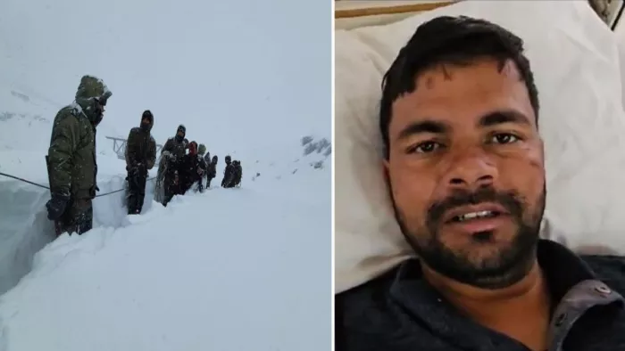 Chamoli Avalanche: एवलांच से पहले ही कंटेनरों के बाहर जमी थी छह फीट से अधिक बर्फ। जागरण
