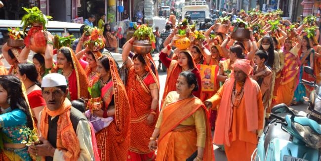 new samvatsar tap celebrated with pomp in bageshwar