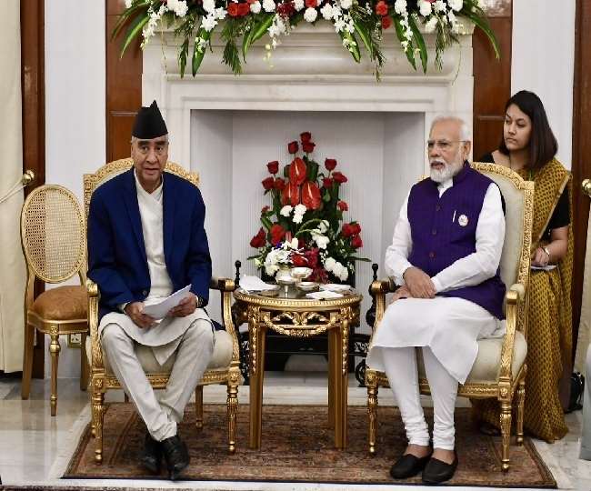 पीएम मोदी से मिले नेपाल के प्रधानमंत्री। (फाइल फोटो)