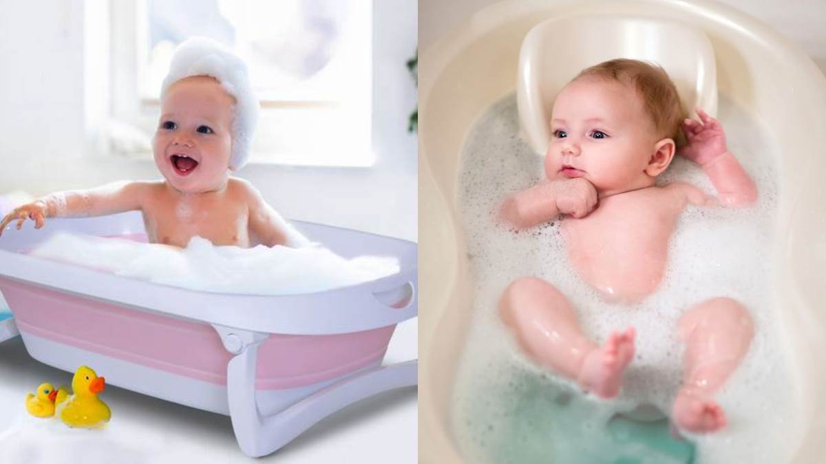 नन्हे-मुन्ने बच्चों को नहलाने के लिए खरीदें ये Baby Bath Tub, नहाते समय करेंगे ढेर सारी मस्ती
