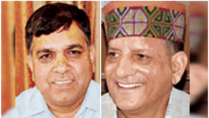लोकसभा चुनाव 2024: सुरेश चंदेल व (दायें) किशन कपूर। (फाइल फोटो)