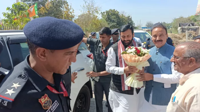 Haryana Politics: सीएम नायब सैनी पहुंचे करनाल।