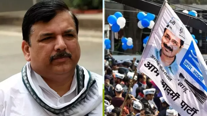 संजय सिंह को जमानत मिलने पर कार्यकर्ताओं ने जताई खुशी