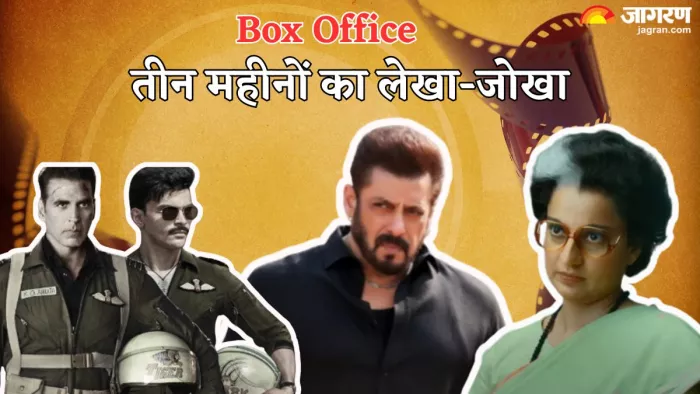 बॉक्स ऑफिस की तीन महीने की रिपोर्ट/ फोटो- Jagran Graphics