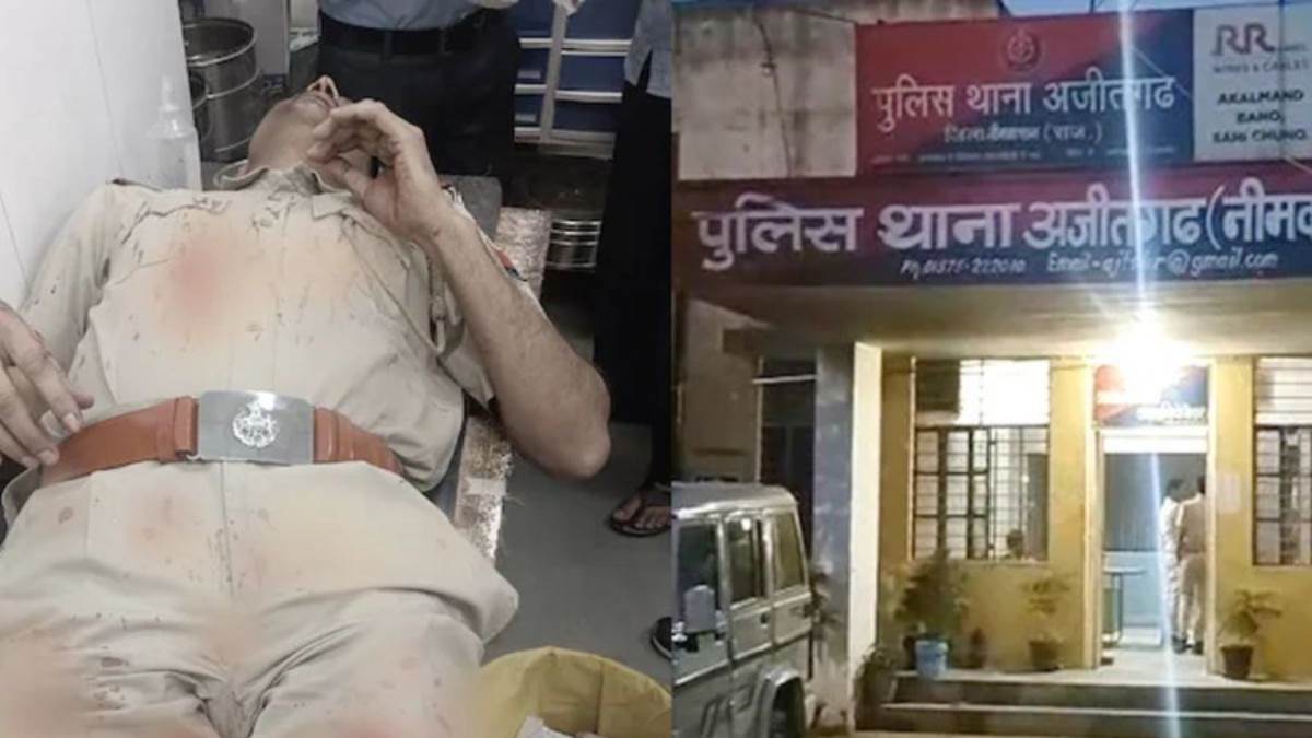 rajasthan villagers take policemen hostage attack rescue team with stones