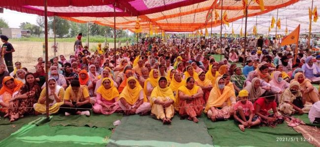 लापरवाही.. लाकडाउन में नूरपुरबेदी में जुटे 1500 किसान और मजदूर, 23 पर केस दर्ज