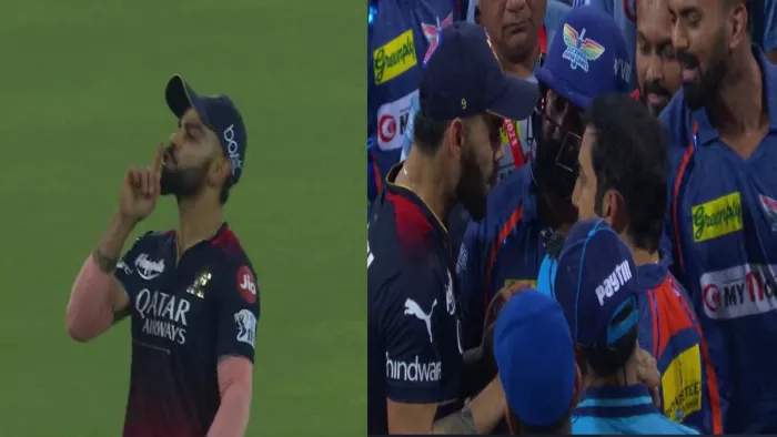 Virat Kohli Gautam Gambhir Fight LSG vs RCB