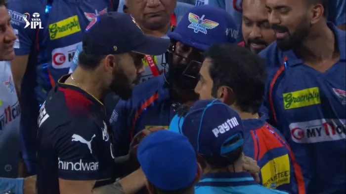 Virat Kohli fight with LSG players: विराट कोहली का जमकर विवाद हुआ