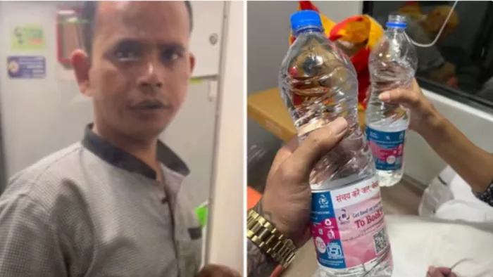 ट्रेन में पैसेंजर को हुई पानी की समस्या तो सोशल मीडिया पर शेयर किया पोस्ट