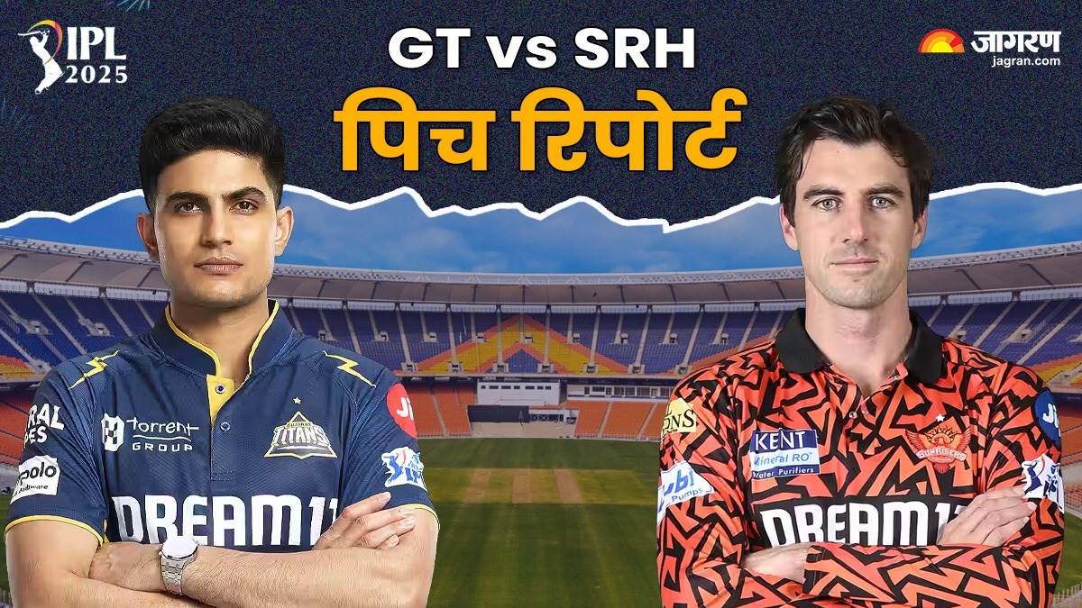 gt vs srh pitch report narendra modi stadium pitch report ahmedabad weather 2 may gujarat titans sunrisers hyderabad