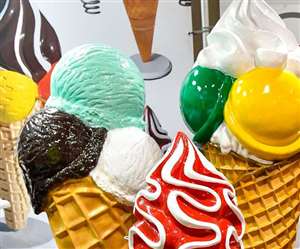 आइसक्रीम की बिक्री इस बार बिक्री 15 फीसद तक ही सिमटी है।