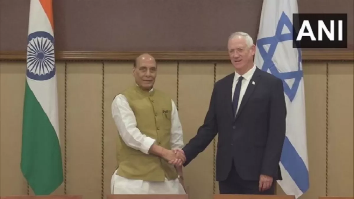 भारत व इजरायल की द्विपक्षीय बैठक:  दोनों देशों के रक्षामंत्रियों ने की मुलाकात; समझौता ज्ञापन पर हुआ हस्ताक्षर