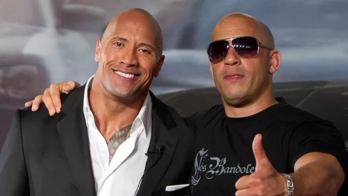 The Rock Dwayne Johnson Vin Diesel Fast & Furious
