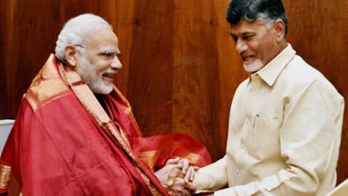 in the exit poll bjp seems gaining ground in south nda got strength due to chandrababu coming together know the mathematics