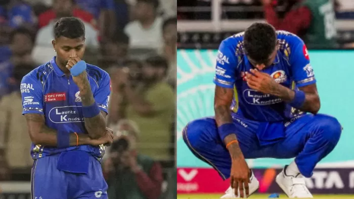 MI के IPL 2025 से बाहर होने के बाद कप्तान Hardik Pandya का टूटा दिल