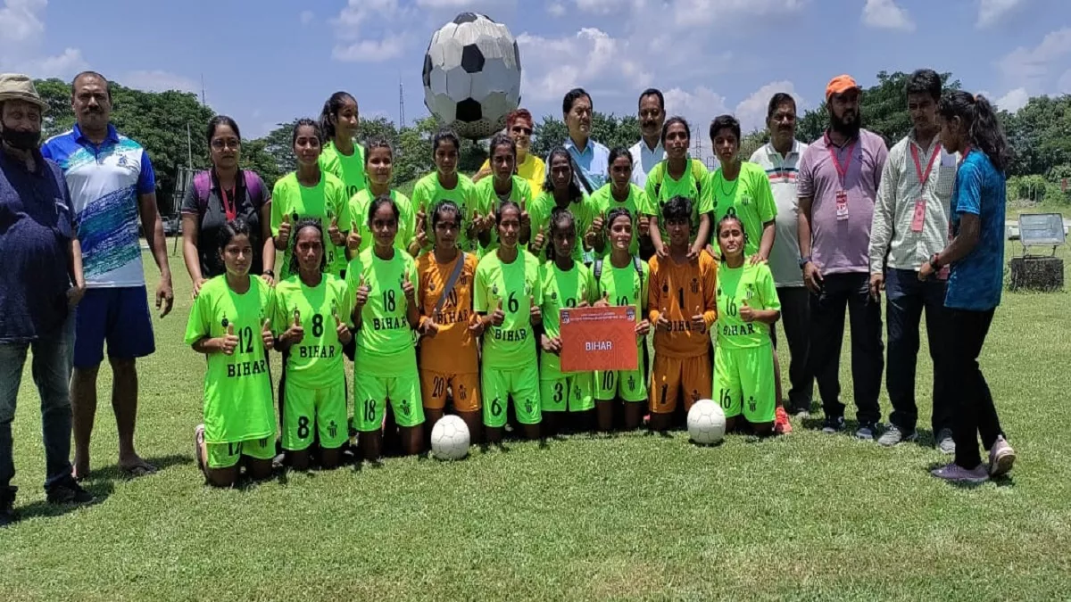 पहली बार जूनियर नेशनल का फाइनल खेलेगी बिहार की बालिका फुटबाल टीम