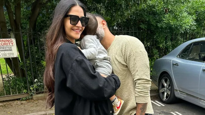 Sonam Kapoor, Anand Ahuja, Vayu Ahuja Photo Credit Instagram