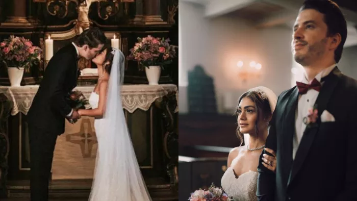 Sreejita De and Michael Blohm Pape Wedding Wedding Photo Credit Instagram