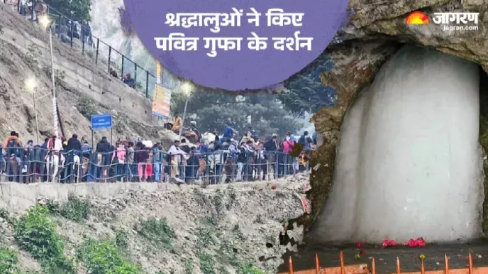 हजारों श्रद्धालुओं ने किए बाबा बर्फानी के दर्शन (फाइल फोटो)