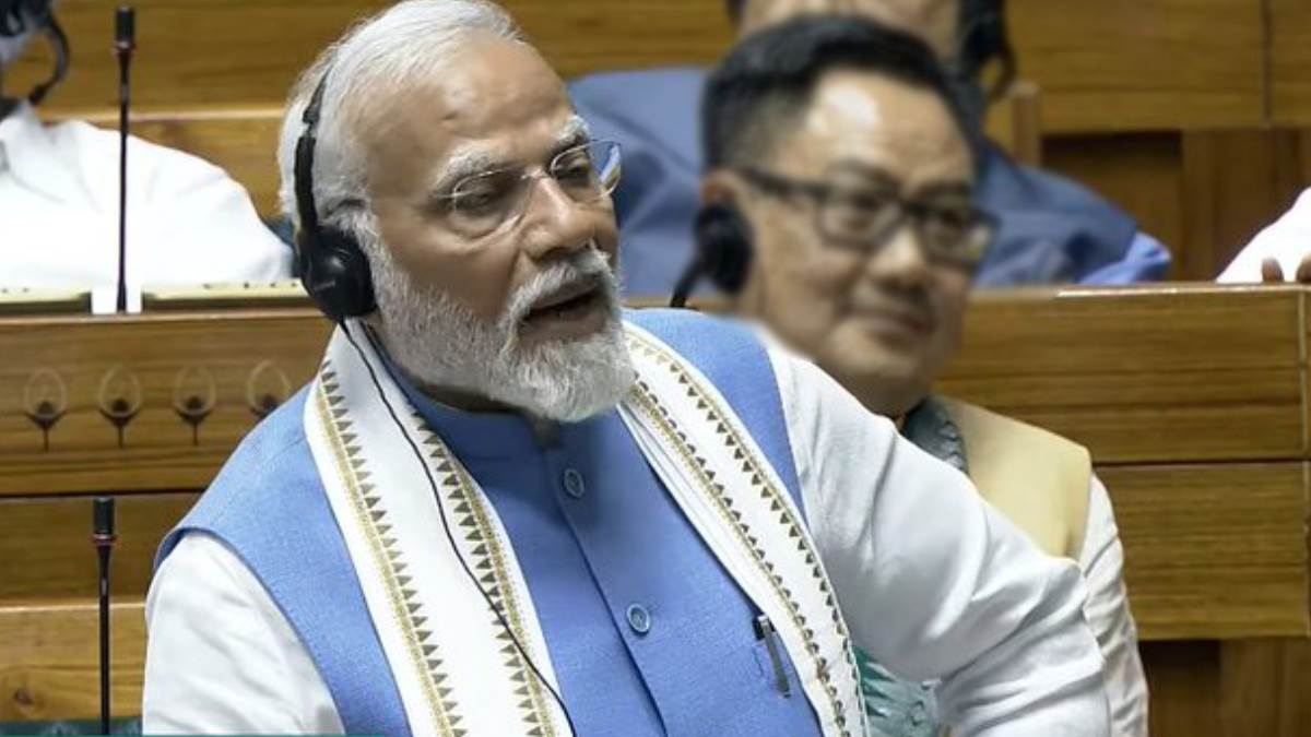 pm modi speech sholay mausi parasite narendra modi big attack on congress in parliament