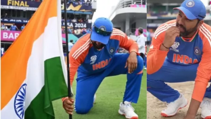 Rohit Sharma ने बारबाडोस पिच की मिट्टी खाने के पीछे की बताई वजह
