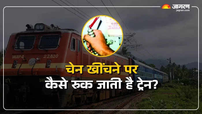 ट्रेन में चेन खींचने पर क्या टेक्नोलॉजी काम करती है।