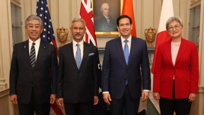 क्वाड का यह संयुक्त बयान मंगलवार को हुई विदेश मंत्रियों की बैठक के बाद जारी किया गया।
