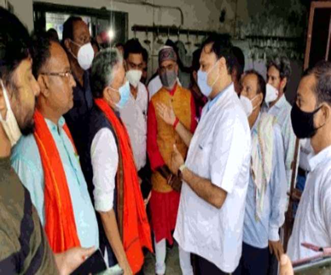 patients will again suffer for oxygen in aurangabad sadar hospital but sushil modi was told by the officials that everything is ok