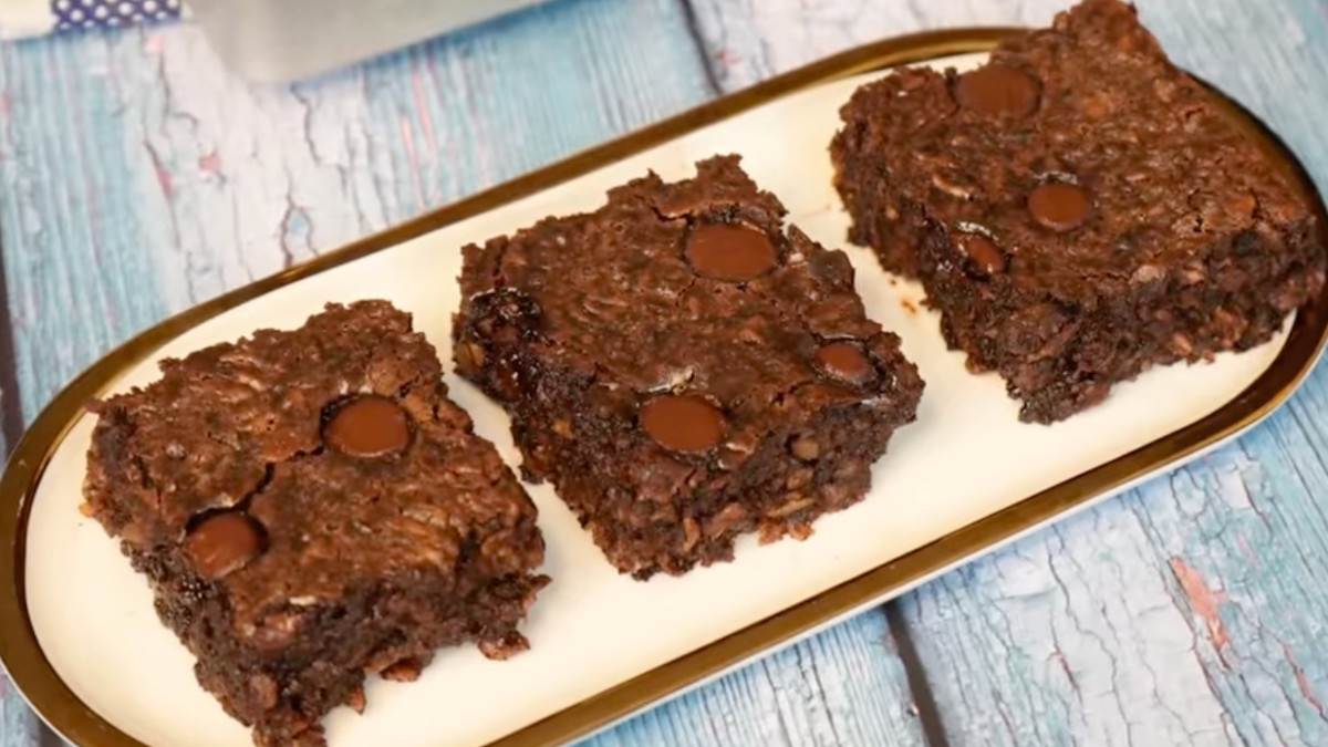 oats chocolate brownie recipe ingredients and method