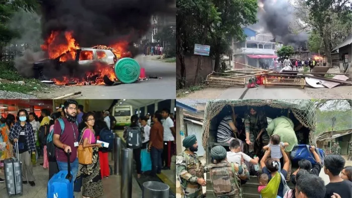 इंफाल के जिलों में कर्फ्यू में छूट की अवधि हुई एक घंटा
