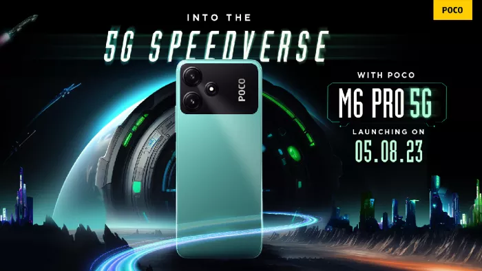 POCO M6 Pro 5G Launch date Confirmed for 5 August Check Specifications and other details.