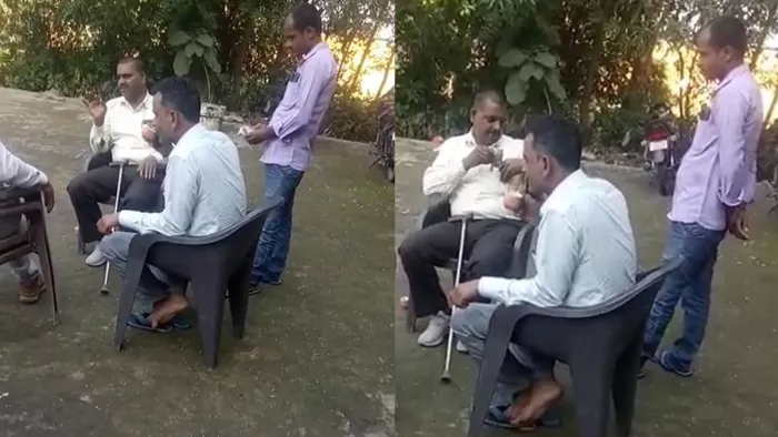 उसका क्षेत्र के एक लेखपाल का बुधवार को घूस लेने का वीडियो वायरल हुआ है।