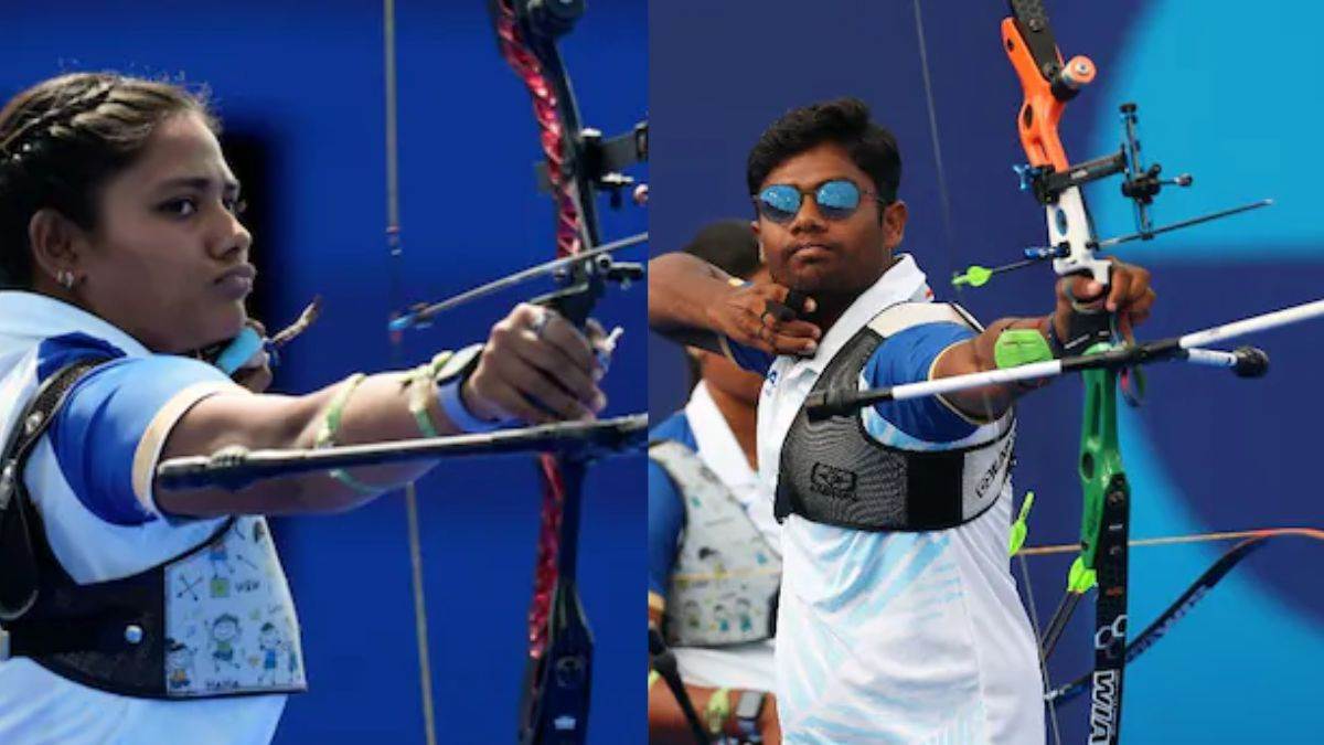 paris 2024 olympics archery mixed team event dhiraj bommadevara ankita bhakat qualified for quarter final after beating indonesian team