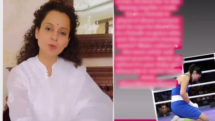 कंगना रनौत ने पेरिस ओलंपिक में इमान खलीफ के मुकाबले पर दी प्रतिक्रिया/ फोटो- Instagram