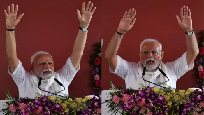वाराणसी में पीएम नरेन्द्र मोदी ने ट्रंप के टैरिफ का जवाब स्वदेशी से दिया है।
