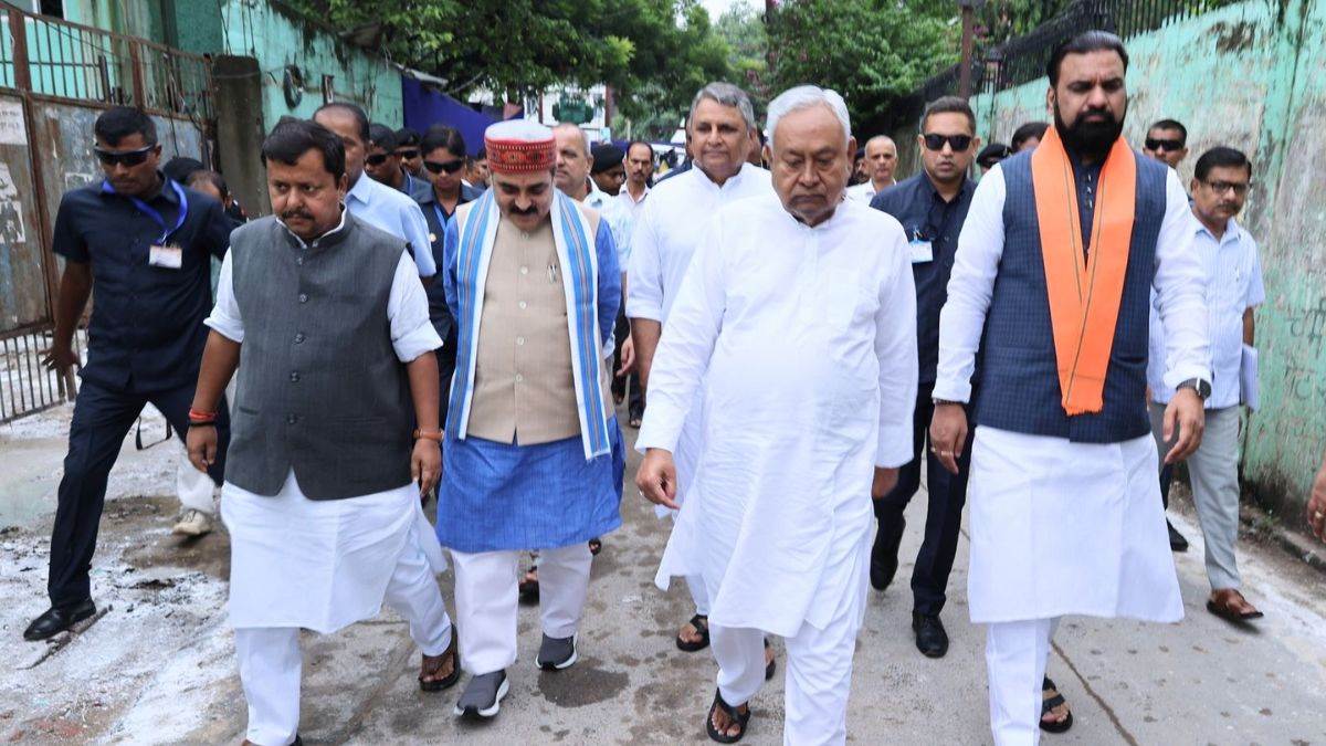 nitish kumar inaugurates kurji nala project