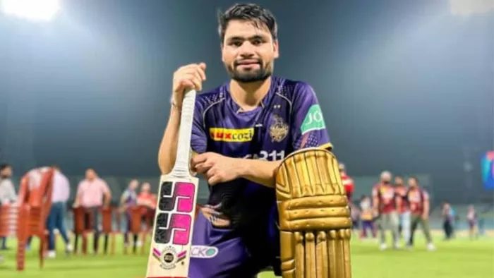Rinku Singh: क्रिकेटर रिंकू सिंह की फाइल फोटो।