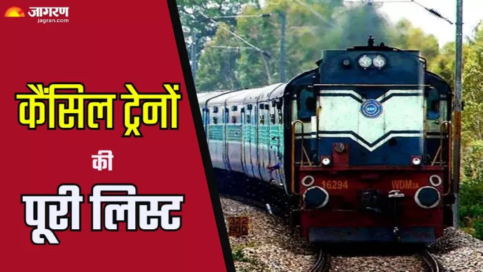G20 Summit Train Cancelled List: कैंसिल ट्रेनों की पूरी लिस्ट यहां देखें। फोटो- जागरण ग्राफिक्स