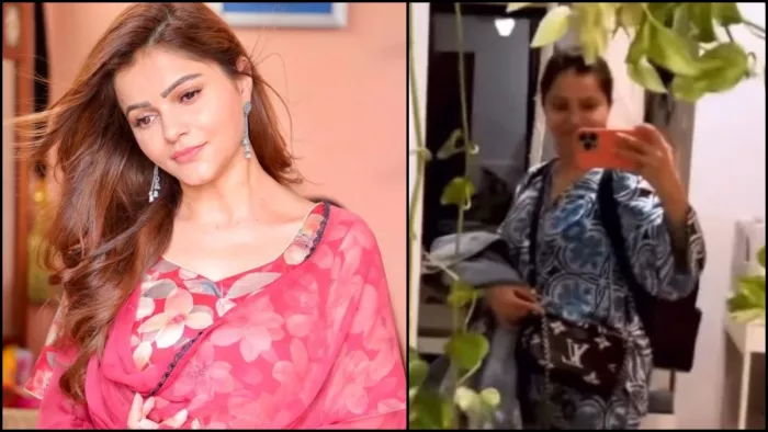 Rubina Dilaik ने फ्लॉन्ट किया बेबी बंप। Photo-Instagram