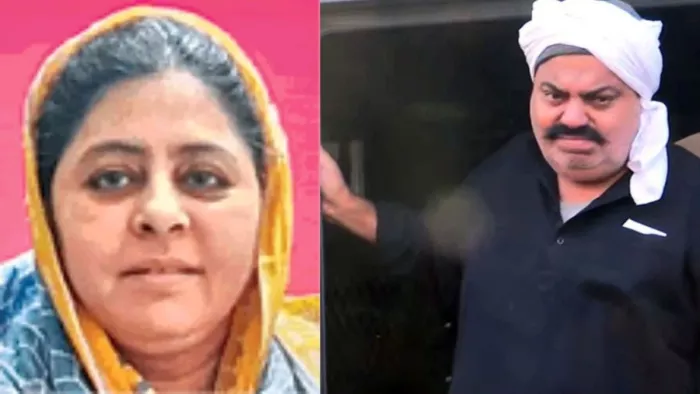 शाइस्ता परवीन व अतीक अहमद (फाइल फोटो)