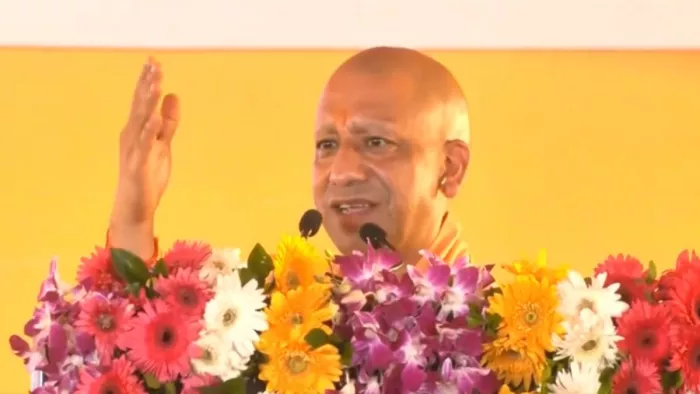 मुरादाबाद में भाषण देते हुए मुख्यमंत्री योगी आदित्यनाथ। जागरण