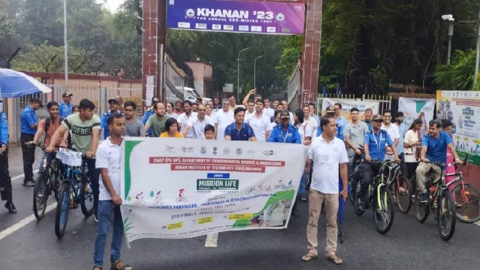 गांधी जयंती के अवसर पर 'ग्रीन सिटी क्लीन सिटी, से नो टू प्लास्टिक' का दिया नारा