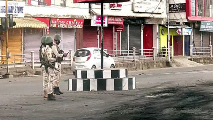 आदिवासी बहुल चुराचांदपुर जिले में पूर्ण बंद का एलान (Image: ANI)
