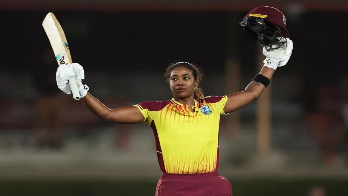 AUS W vs WI W: हेली मैथ्यूज ने ऑस्ट्रेलिया के खिलाफ तूफानी शतकीय पारी खेली।