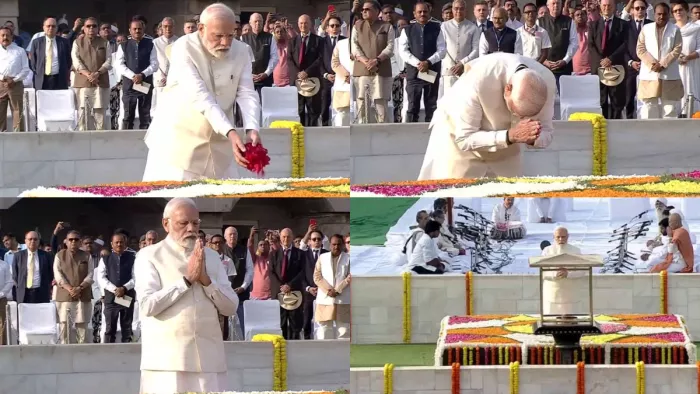 Gandhi Jayanti 2023: PM मोदी ने राष्ट्रपति महात्मा गांधी को उनकी जयंती पर दी श्रद्धांजलि
