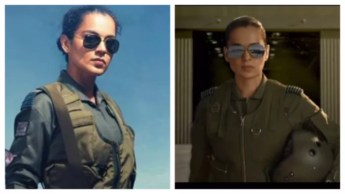 Kangana Ranaut Still from Film Tejas Teaser