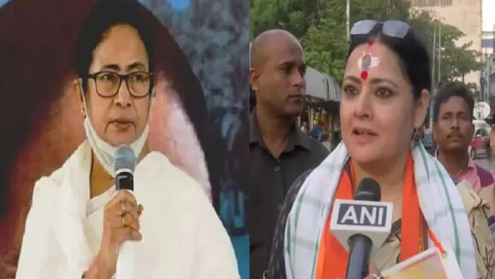 भाजपा नेता अग्निमित्रा पॉल ने ममता बनर्जी सरकार पर निशाना साधा है।(फोटो सोर्स: जागरण)