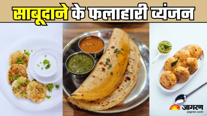 साबूदाने से बनने वाले फलाहारी व्यंजन (Picture Credit- Freepik)